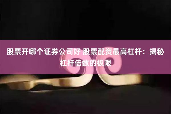 股票开哪个证券公司好 股票配资最高杠杆：揭秘杠杆倍数的极限